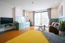 Cho thuê căn studio "hoa hậu" VINHOMES D'CAPITALE C2 cùng view hồ điều hòa thoáng đãng chỉ với 15 triệu/tháng