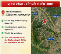 Đất Mặt Tiền Nhị Bình 15, Hóc Môn 3920m2, Bán Gấp Chỉ 33.3 Tỷ.