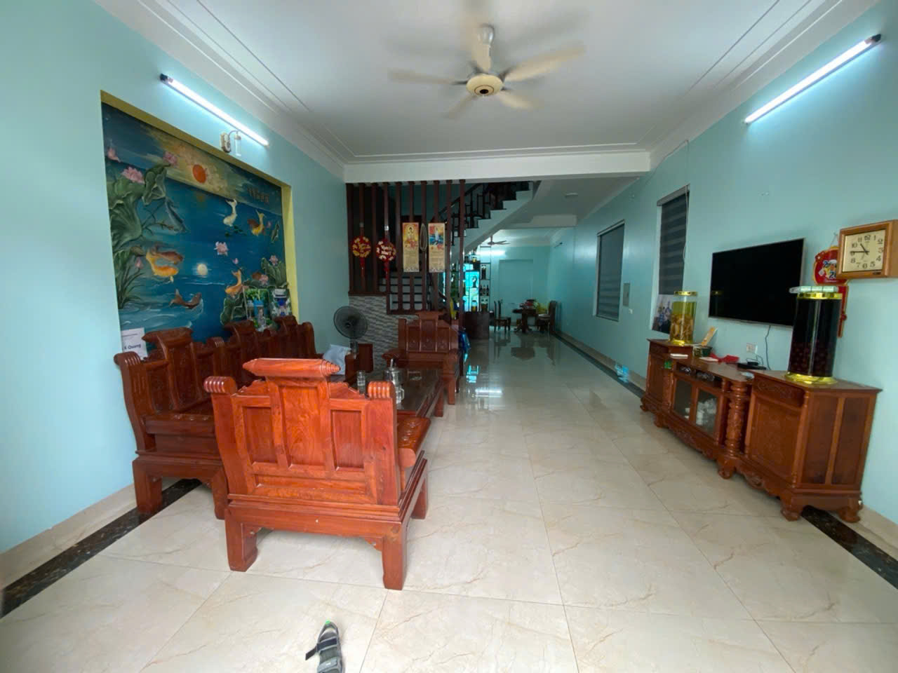 100m2 NHÀ DÂN XÂY 4 TẦNG, THOÁNG TRƯỚC SAU, THÔNG RA KĐT KIM CHUNG DI TRẠCH, chỉ 73tr/1m