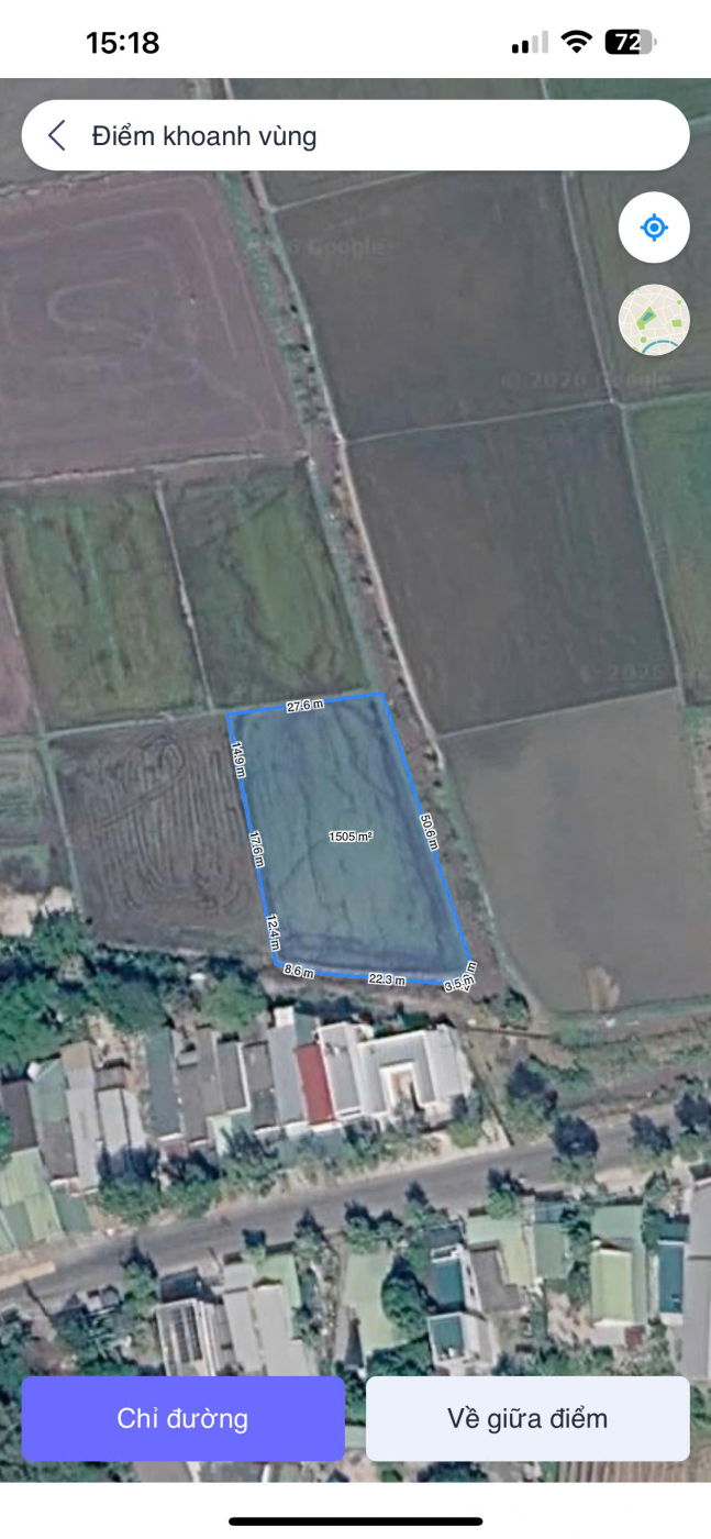 Bán 1505m2 Lô 2 Đinh Bộ Lĩnh, Phước Hội, LaGi chỉ 1 tỷ quy hoạch ODT