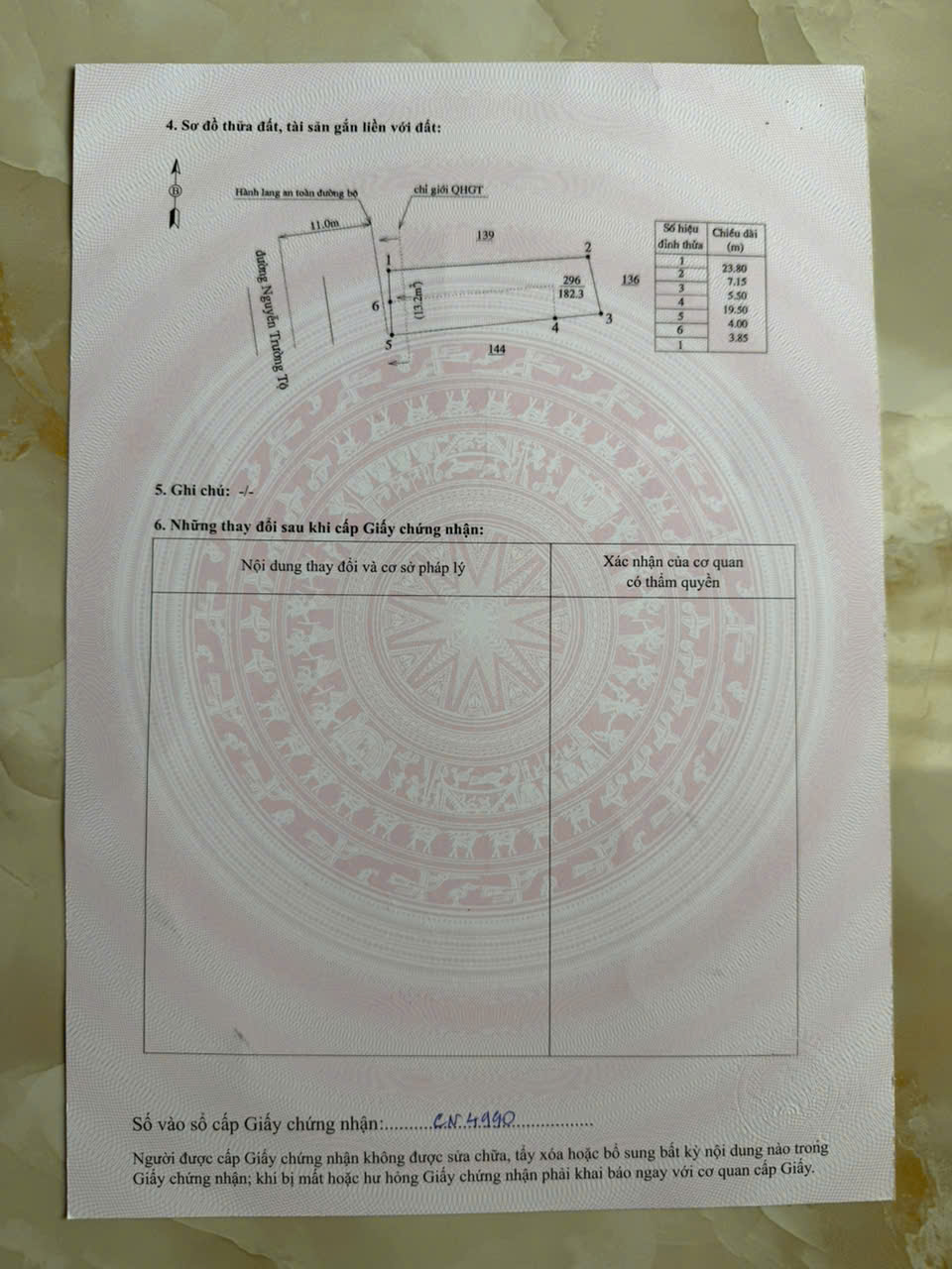 Bán lô đất 185m2, mặt tiền ngang 8m- số 30 Nguyễn Trường Tộ, Phường Phước Hội, Thị Xã La Gi, Bình Thuận