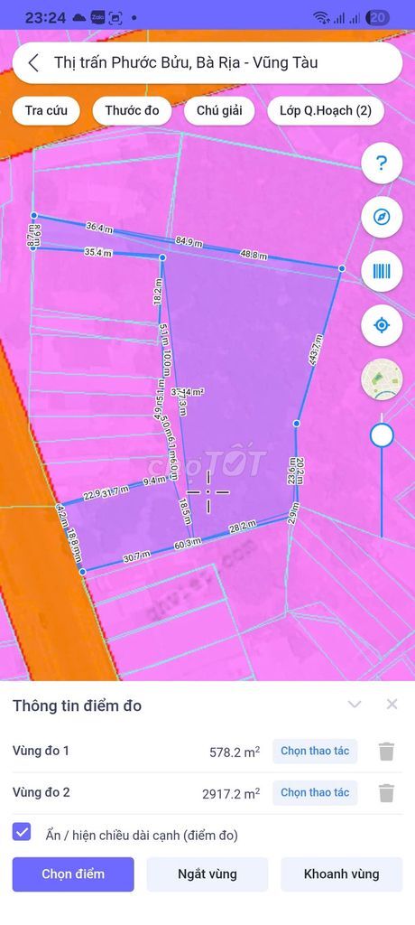 BÁN ĐẤT 215 HUỲNH MINH THẠNH, huyện Xuyên Mộc, Bà Rịa - Vũng Tàu