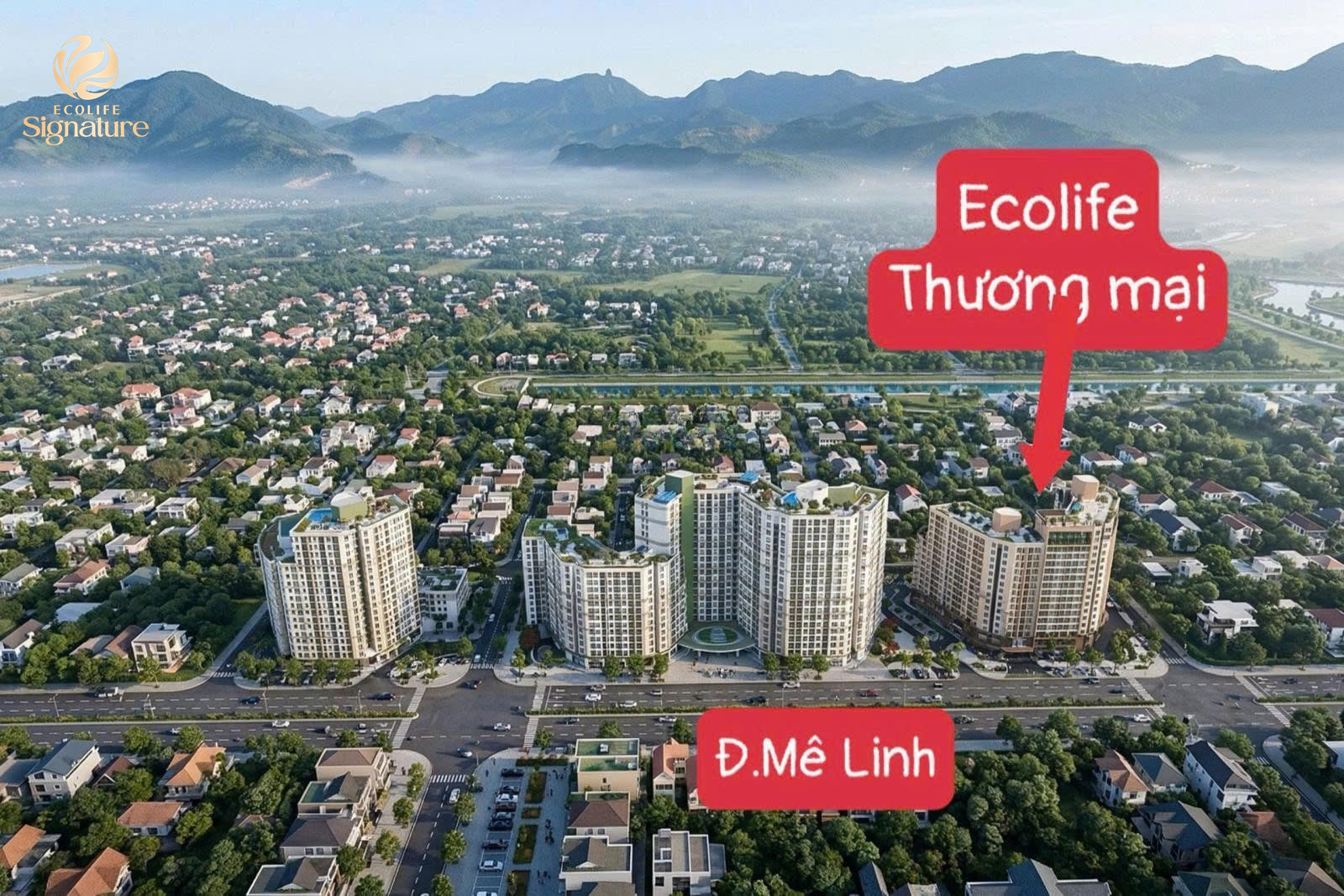 Căn hộ A2 2PN, diện tích lên tới 67m2 ở thuộc Ecolife Signature đường Mê Linh, Liên Chiểu, Đà Nẵng