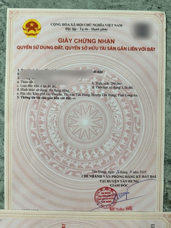 CHÍNH CHỦ BÁN CĂN NHÀ VỊ TRÍ ĐẮC ĐỊA CÓ SẴN 7 PHÒNG CHO THUÊ – TRỤC ĐƯỜNG LỚN TT Tân Hưng, Long An