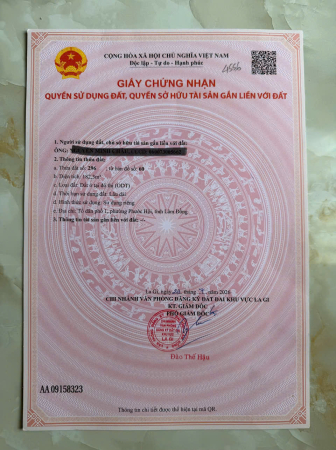 Bán lô đất 185m2, mặt tiền ngang 8m- số 30 Nguyễn Trường Tộ, Phường Phước Hội, Thị Xã La Gi, Bình Thuận