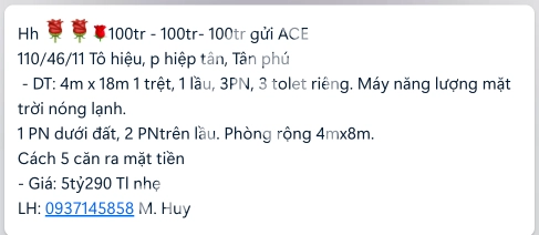 110/46/11 Đường Tô Hiệu, Phường Phú Thạnh