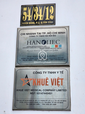 54/34/12 Đường Bạch Đằng, Phường Tân Sơn Hòa