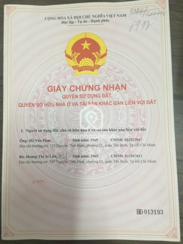 419 Đường Nguyễn Thái Bình, Phường Bảy Hiền