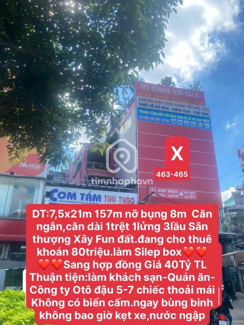 463-465 Đường Lê Đại Hành, Phường Phú Thọ 463-465 Đường Lê Đại Hành, Phường Phú Thọ