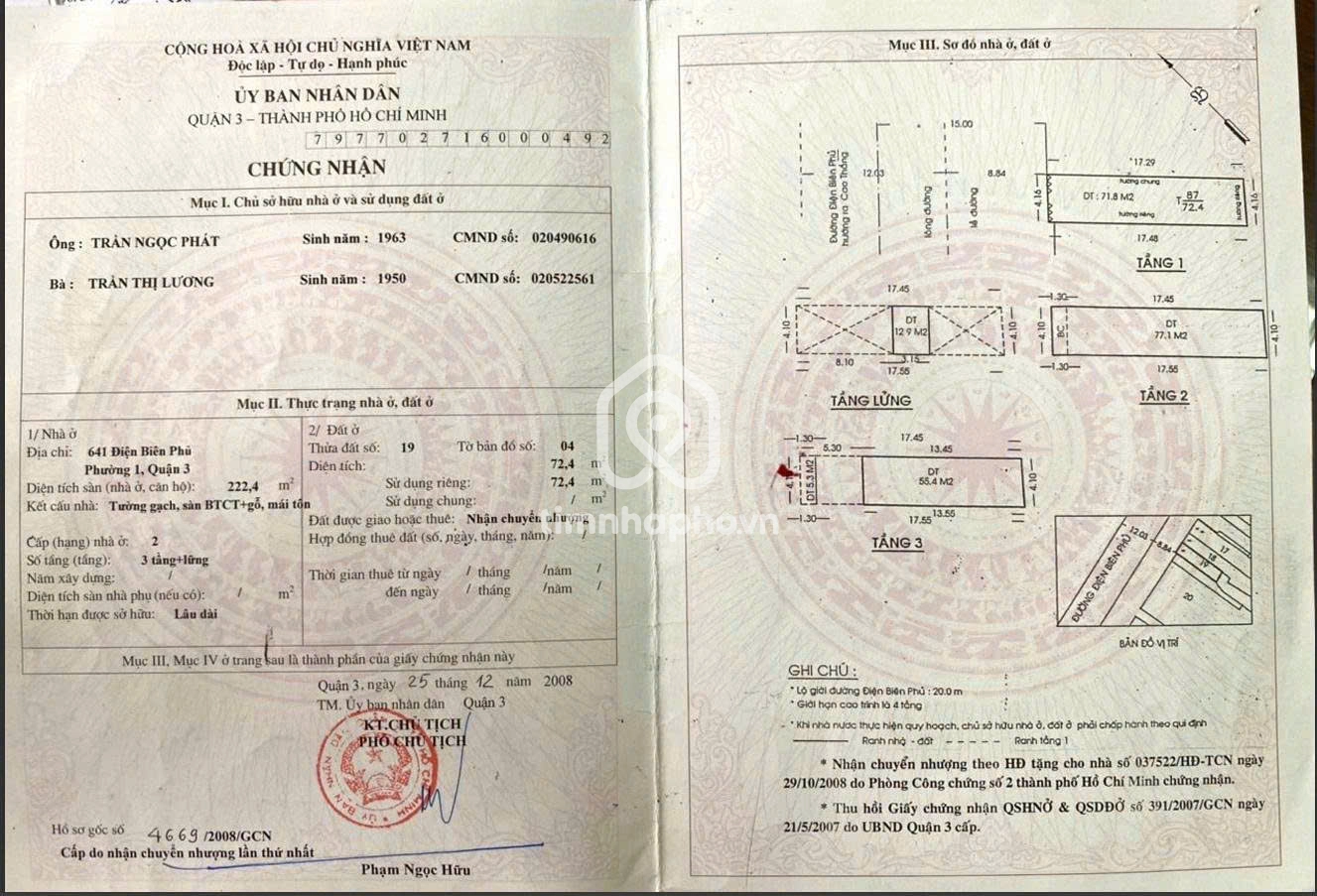 639-641 Đường Điện Biên Phủ, Phường Bàn Cờ 639-641 Đường Điện Biên Phủ, Phường Bàn Cờ