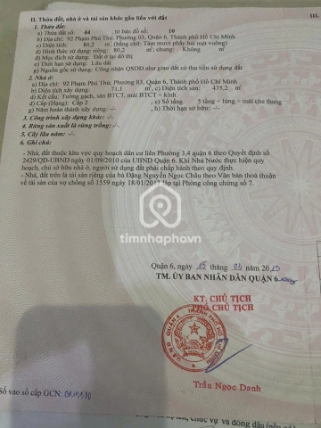 92 Đường Phạm Phú Thứ, Phường Bình Tiên